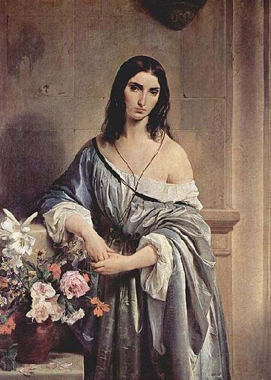 Francesco Hayez Melancholischer Gedanke oil painting image